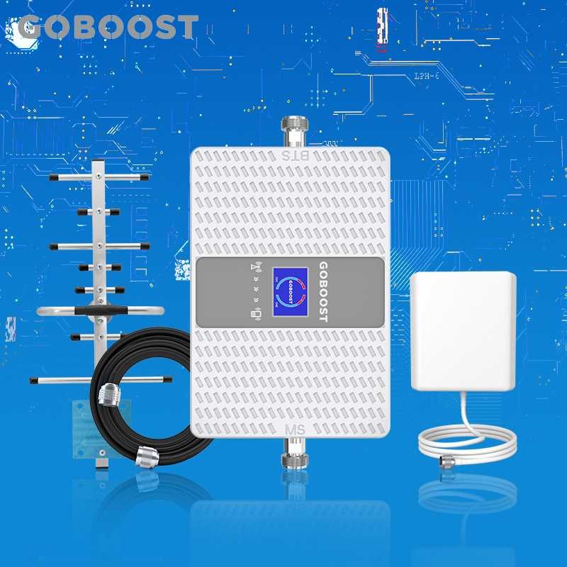 Goboost mobile booster 700 1800 mhz 70dB 2G 3G 4G DCS 1800 700 mobile B3 B28 signal boosters at home